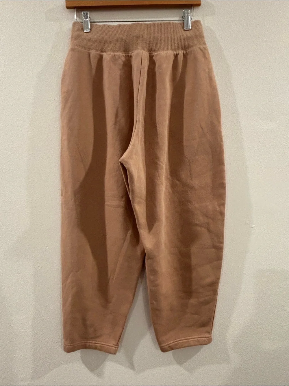Nike Women's Tan Cropped Hoodie & Drawstring Joggers